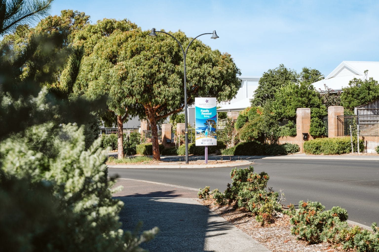 Estate entrance / address